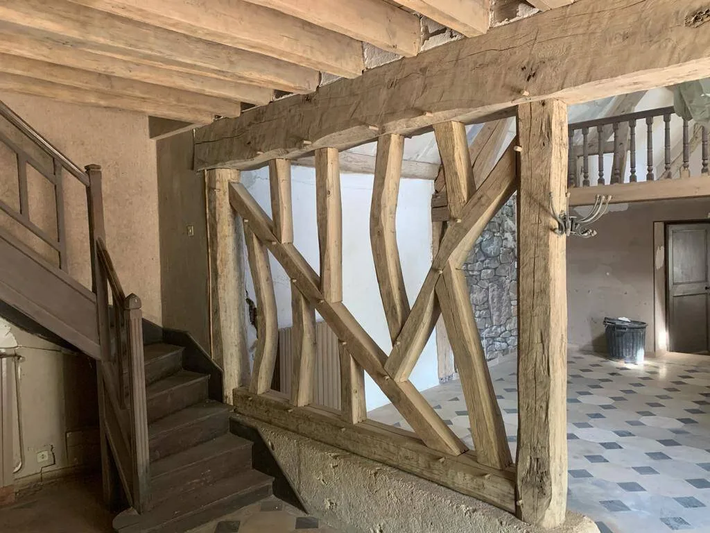sablage colombage après