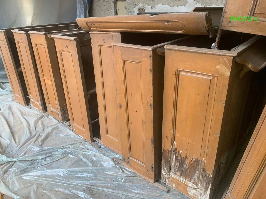 démontage des bancs